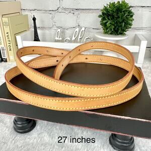 Louis Vuitton Bucket PM bag vachetta leather replacement straps